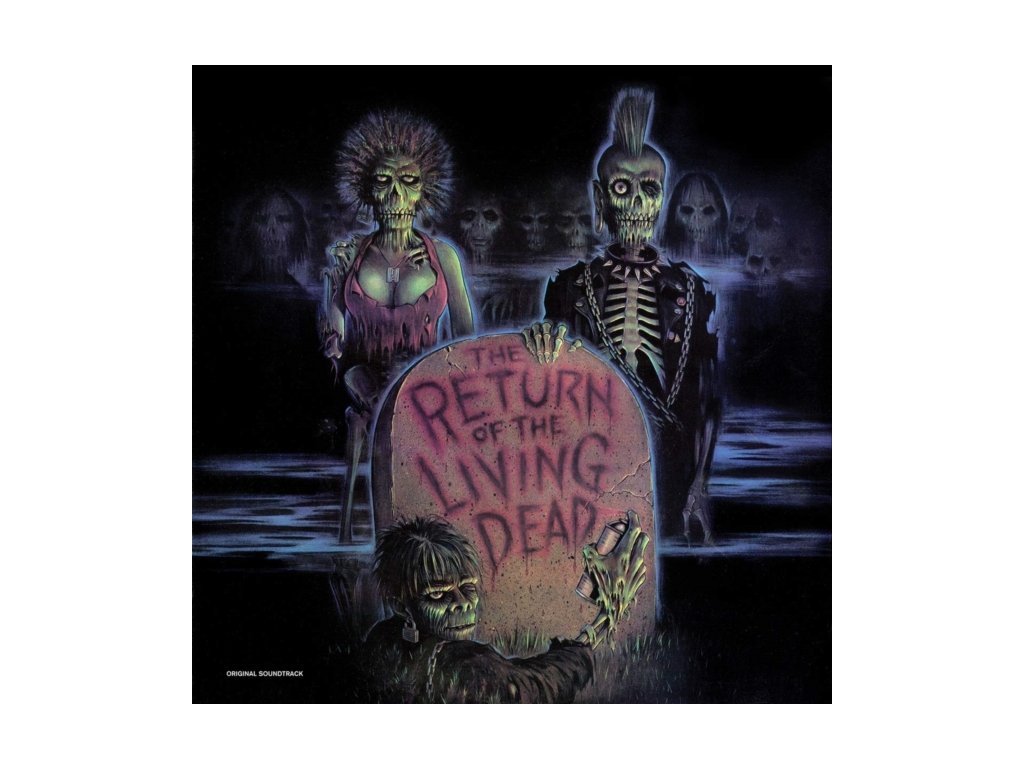 VARIOUS ARTISTS - The Return Of The Living Dead - Original Soundtrack (Clear With Blood Red Splatter Vinyl) (LP)