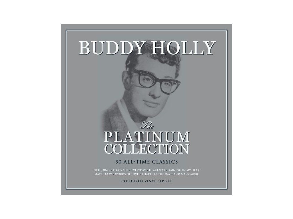 4218422 buddy holly platinum collection colored vinyl lp