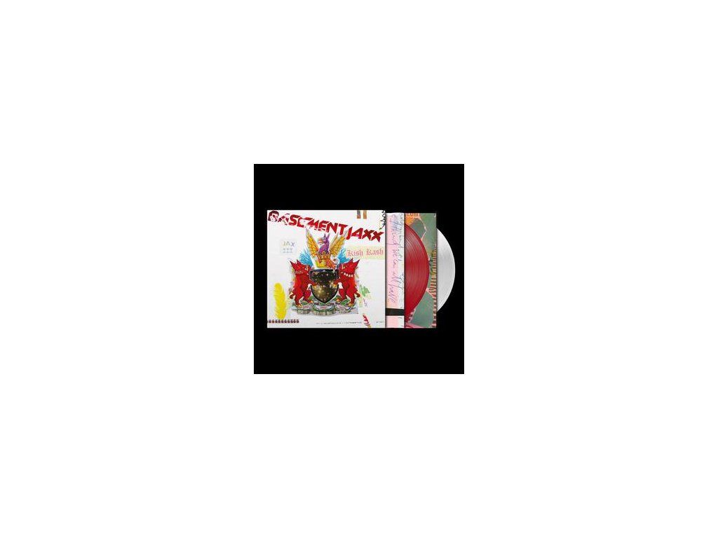 BASEMENT JAXX - KISH KASH (LTD. RED & WHITE COLORED EDIT.) (LP)