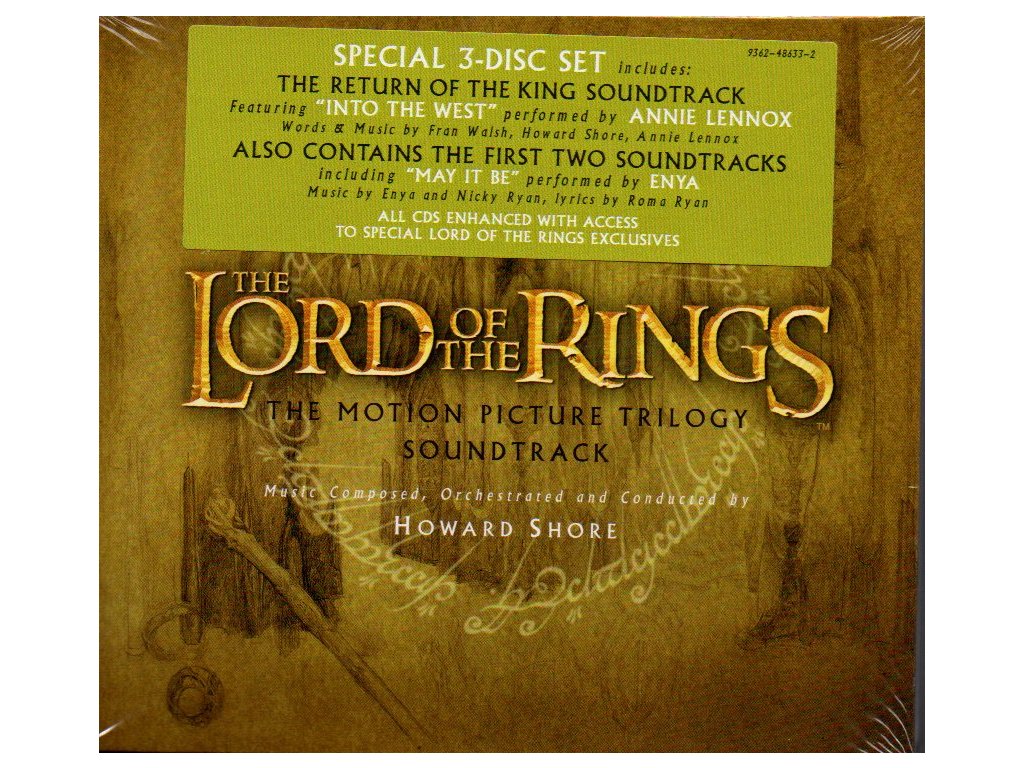 LORD OF THE Rings - Original Soundtrack OST Box Set Music 3 CDs by Howard  Shore $57.99 - PicClick AU
