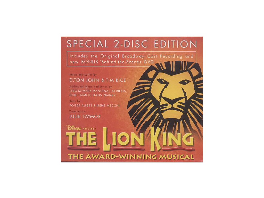 Lví král (muzikál) The Lion King (CD + DVD)