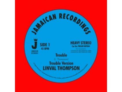 LINVAL THOMPSON - Trouble & Version / Di Wicke (10" Vinyl)