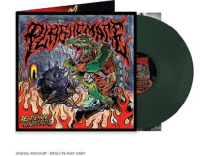 PLAGUEMACE - Reptilian Warlords (Reptilian Green Vinyl) (LP)