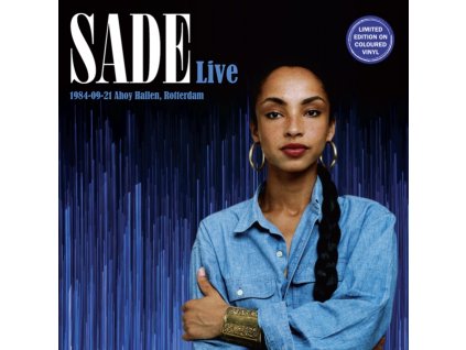 SADE - Live 1984-09-21 Ahoy Hallen. Rotterdam (Blue Vinyl) (LP)