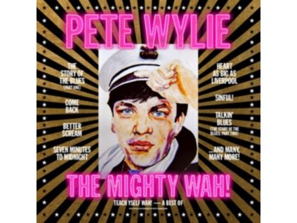 PETE WYLIE & THE MIGHTY WAH! - Teach Yself Wah! - A Best Of Pete Wylie & The Mighty Wah! (LP)
