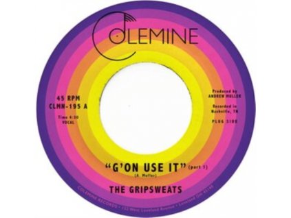 GRIPSWEATS - GOn Use It (7" Vinyl)