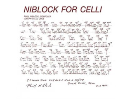 PHILL NIBLOCK - Niblock For Celli / Celli Plays Niblock (LP)