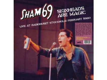 SHAM 69 - Skinheads Are Magic - Live In Stockholm 02/02/1980 (Red Marbled Vinyl) (LP)