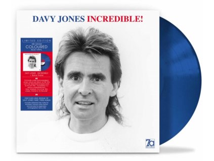 DAVY JONES - Incredible! (Blue Vinyl) (LP)