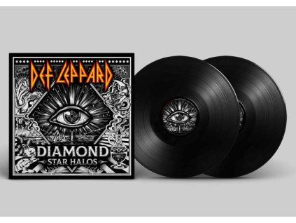 3524819 def leppard diamond star halos 2 lp