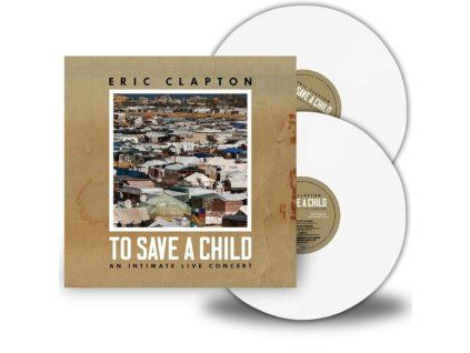 3540521 clapton eric to save a child lp white 2 lp