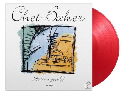 Chet Baker (1929-1988) - As Time Goes By - Love Songs (180g) (Limited Numbered Edition) (Translucent Red Vinyl) (LP)