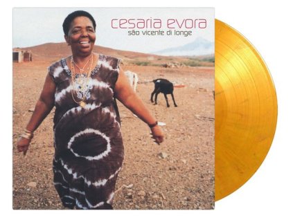 Césaria Évora (1941-2011) - Sao Vicente Di Longe (180g) (Limited Numbered Edition) (Orange + Black Marbled Vinyl) (LP)
