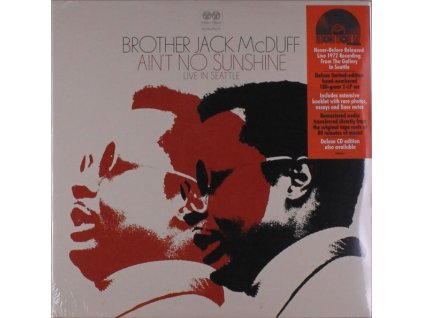 Brother Jack McDuff (1926-2001) - Ain't No Sunshine (Live In Seattle) (remastered) (180g) (Limited Numbered Edition) (LP)