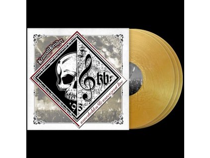 KrawallBrüder - Unverhohlen & unverzerrt LIVE (streng limitiert - 3 LPs im inside-out Triple Gatefold Cover) (Gold Vinyl) (+ gedruckte Autogrammkarte) (LP)