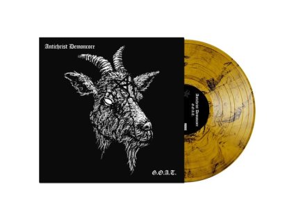 Antichrist Demoncore/Magnun Force/Sex Prisoner - G.O.A.T. (Limited Edition) (Orange W/ Black Marble Vinyl) (LP)