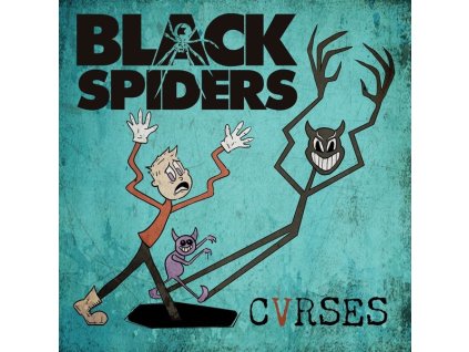 Black Spiders - Cvrses (Black'n'White Vinyl) (LP)