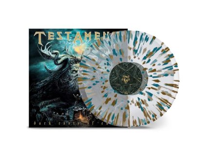 Testament (Metal) - Dark Roots Of Earth (Limited Edition) (Clear Gold/Green Splatter Vinyl) (LP)