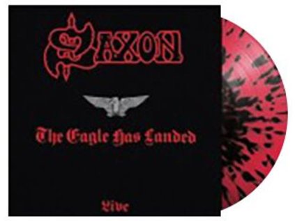 Saxon - The Eagle Has Landed (Live) (Limited Edition) (Red with Black Splatter Vinyl) (LP)