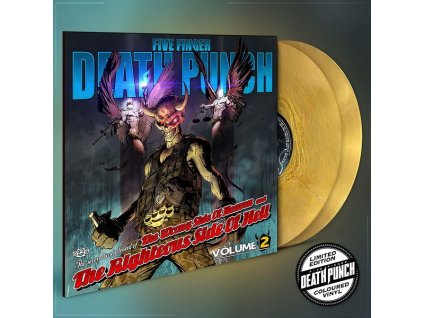 Five Finger Death Punch - The Wrong Side Of Heaven And The Righteous Side Of Hell - Volume 2 (Limited Edition) (Gold Vinyl) (LP)