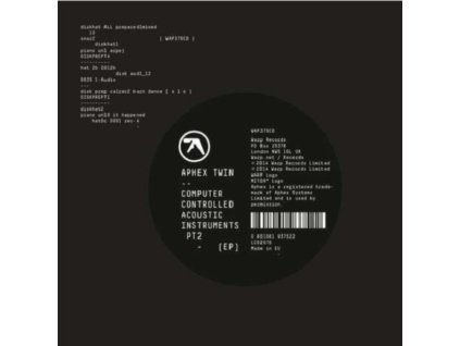 APHEX TWIN - Computer Controlled Acoustic Instruments Pt 2 Ep (LP)