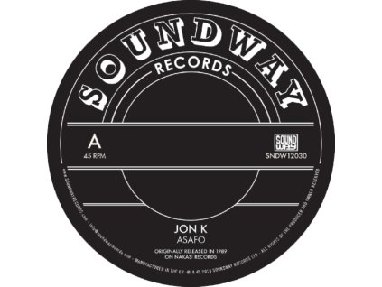 JON K / PAT THOMAS - Asafo / Enye Woa (12Inch" Vinyl)