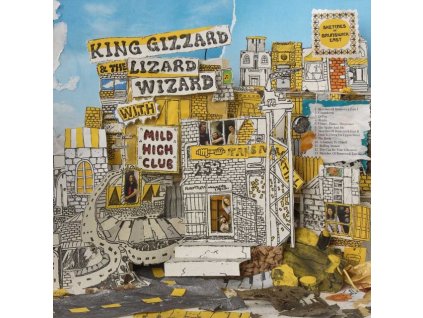 KING GIZZARD & THE LIZARD WIZARD / MILD HIGH CLUB - Sketches Of Brunswick East (Yellow/Blue Splatter Vinyl) (LP)