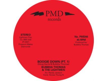 4101131 bubbha thomas the lightmen boogie down 7inch vinyl