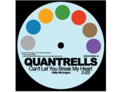 QUANTRELLS & PROMISE - Cant Let You Break My Heart / Im Not Ready For Love (7Inch" Vinyl)