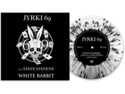 JYRKI 69 - White Rabbit (Black/White Splatter Vinyl) (7Inch" Vinyl)
