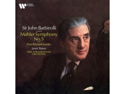SIR JOHN BARBIROLLI / JANET BAKER / NEW PHILHARMONIA ORCHESTRA - Mahler: Symphony No. 5. Five Ruckert Lieder (LP)