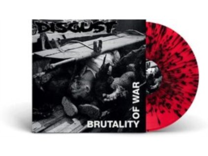 DISGUST - Brutality Of War (Red/Black Splatter Vinyl) (LP)