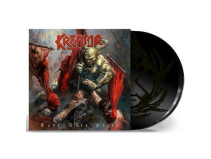 4105781 kreator hate uber alles etched d side lp