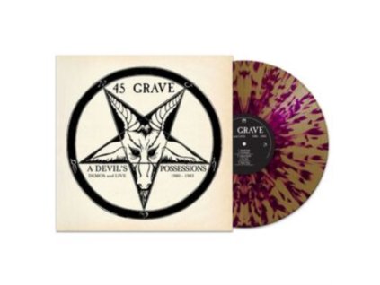 45 GRAVE - A Devils Possessions - Demos & Live 1980-1983 (Gold/Purple Splatter Vinyl) (LP)