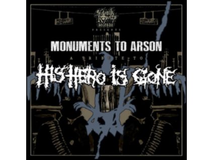 VARIOUS ARTISTS - Monuments To Arson: A Tribute To His Hero Is Gone (Black/White Marble Vinyl) (LP)