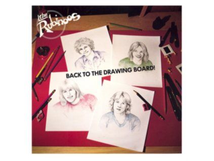 4112042 rubinoos back to the drawing board ruby black splatter vinyl lp