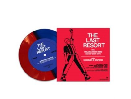 LAST RESORT - Violence In Our Minds (Red/Blue Split Vinyl) (7Inch" Vinyl)
