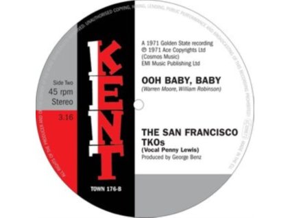 SAN FRANCISCO TKOS - Make Up Your Mind / Ooh Baby. Baby (7Inch" Vinyl)