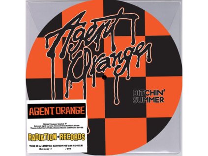 AGENT ORANGE - Bitchin Summer (Picture Disc) (7Inch" Vinyl)