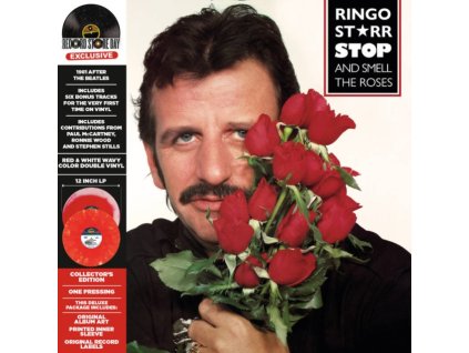 RINGO STARR - Stop & Smell The Roses (Cloudy Red/White/Galaxy Red/White Vinyl) (Rsd 2023) (LP)