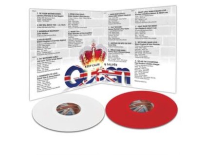 VARIOUS ARTISTS - Keep Calm And Salute Queen (Red/White Vinyl) (LP)