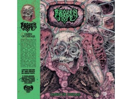 BROKEN HOPE - Omen Of Disease (Green Vinyl) (LP)