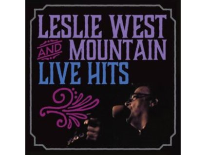 LESLIE WEST AND MOUNTAIN - Live Hits (Clear Red Vinyl) (LP)