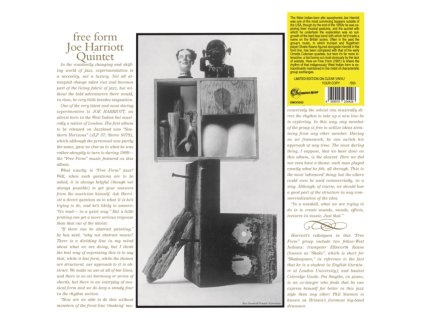 JOE HARRIOTT QUINTET - Free Form (Numbered Edition) (Clear Vinyl) (LP)