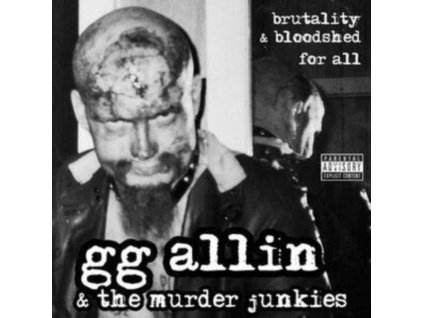 GG ALLIN & THE MURDER JUNKIES - Brutality And Bloodshed For All (Clear Orange Vinyl) (LP)