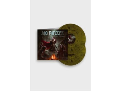 JAG PANZER - Thane To The Throne (Yellow/Black Marbled Vinyl) (LP)