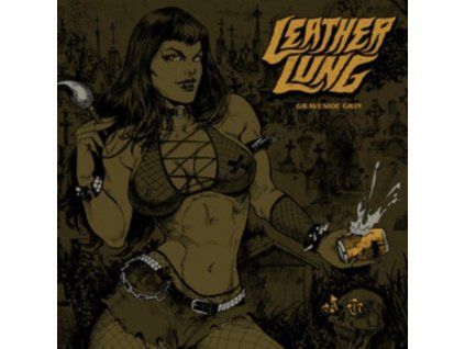 4124606 leather lung graveside grin solid yellow vinyl lp