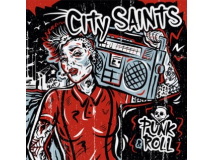 CITY SAINTS - Punk & Roll (Splatter On Babyblue Vinyl) (LP)