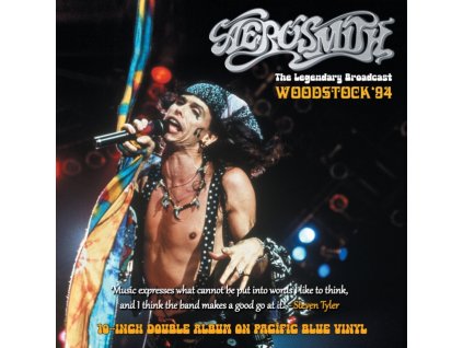 AEROSMITH - Woodstock 94 (Pacific Blue Vinyl) (10Inch" Vinyl)