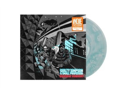 GUILTY SIMPSON & SMALL PROFESSOR - Highway Robbery (Ghostly Teal Vinyl) (Indies) (LP)